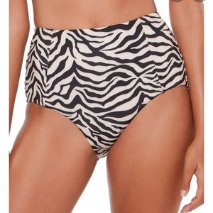 Sanctuary Modern Kitty High Rise Swimsuit Bikini Swim Bottoms Size XL New